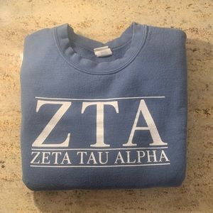 Zeta Tau Alpha Crewneck Sweatshirt